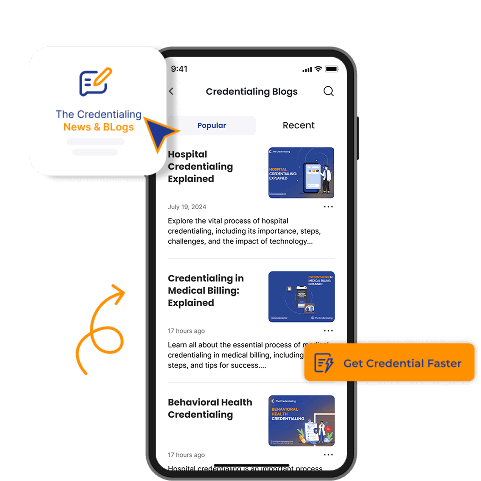 Credentialing Blogs App