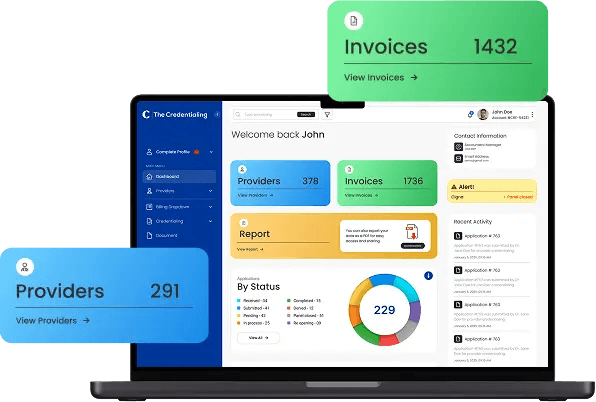 TheCredentialing Dashboard
