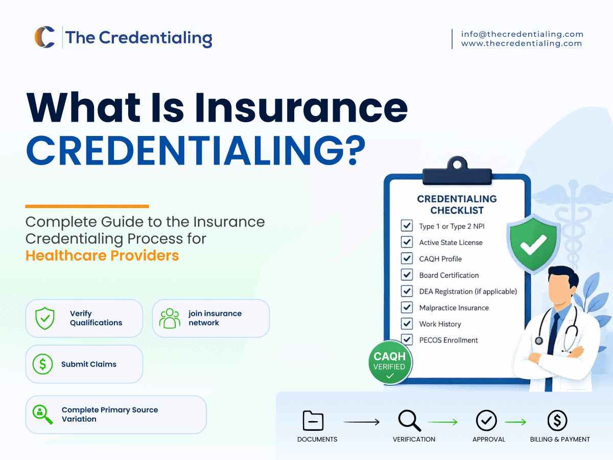What Is Insurance Credentialing? Complete Guide to the Insurance Credentialing Process for Healthcare Providers