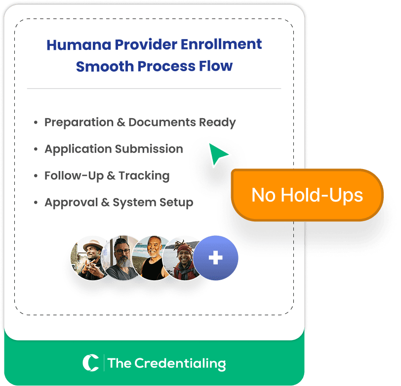Humana Provider Enrollment Smooth Process Flow